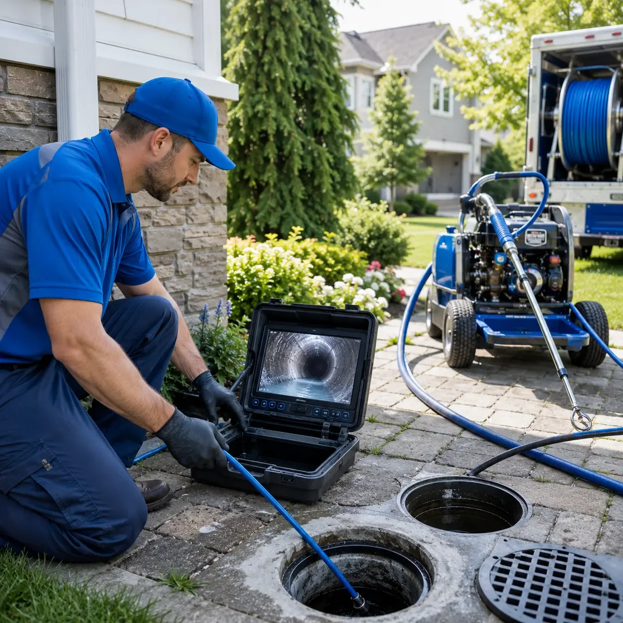 Outdoor drain cleaning professionals serving Saunderstown, RI